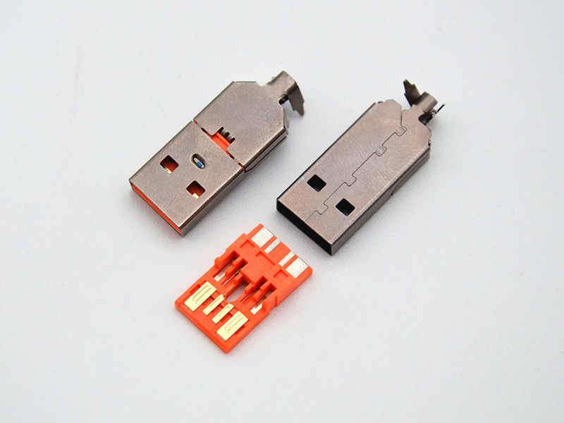 USB AM 2.0 两件式 大电流
